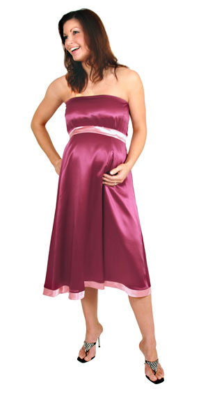 Silk Atlantis Gown (Claret) by Tiffany Rose