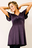 Butterfly Maternity Top (Plum)