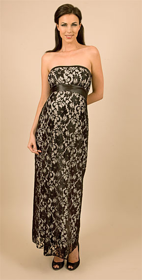 Oyster Gown (Pure Black) by Tiffany Rose
