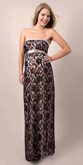 Oyster Gown (Chocolate) by Tiffany Rose