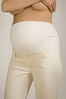 SlimFit Trousers (Cream)