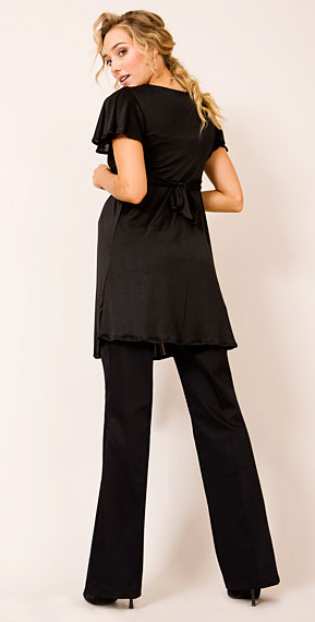 SlimFit Trouser (Black) by Tiffany Rose