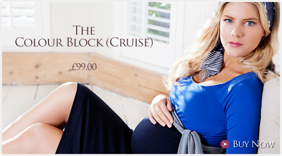 Colour Block (Cruise) Maternity Dress by Tiffany Rose