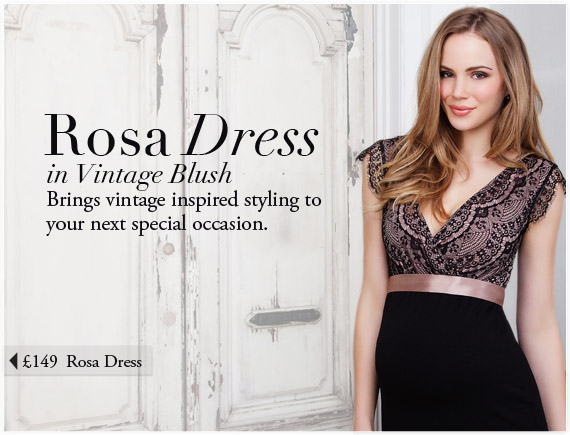 Rosa Dress (Vintage Blush) by Tiffany Rose