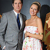 Tess Daly chose the Tiffany Rose Clementine Gown