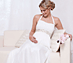 View additional images of Alya Silk Maternity Bridal Gown (Long)