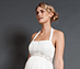 View additional images of Alya Silk Maternity Bridal Gown (Long)