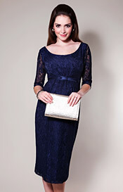 Amber Maternity Dress (Midnight Blue)