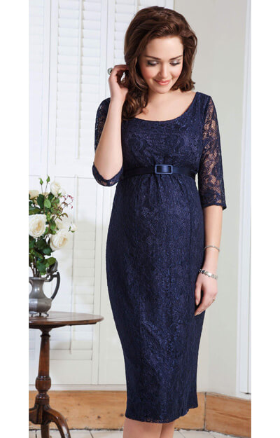 Amber Maternity Dress (Midnight Blue) by Tiffany Rose