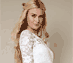 View additional images of Amelia Lace Maternity Dress Long (Ivory)
