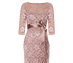 View additional images of Amelia Lace Maternity Dress Long (Vintage Rose)