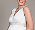View additional images of Anastasia Maternity Gown (Ivory)