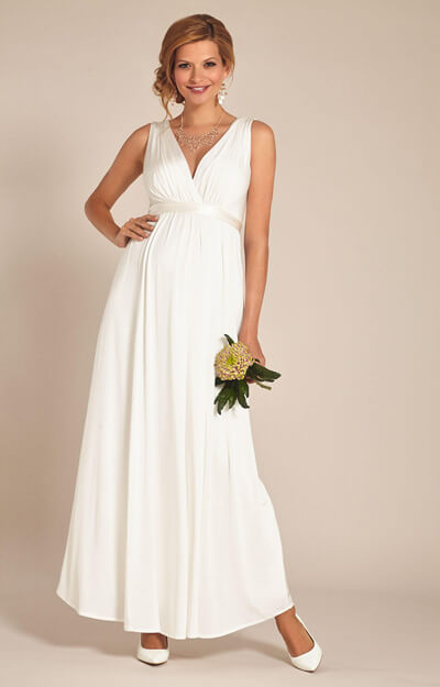 Anastasia Maternity Gown (Ivory) by Tiffany Rose