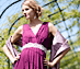View additional images of Anastasia Maternity Gown (Berry) with Diamante Sash