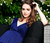 View additional images of Anastasia Maternity Gown (Eclipse Blue)