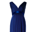 View additional images of Anastasia Maternity Dress Short (Eclipse Blue)