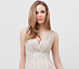 View additional images of Anastasia Maternity Dress Short (Gold Dust)