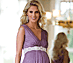 View additional images of Anastasia Maternity Gown (Heather) with Diamante Sash