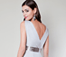 View additional images of Anastasia Maternity Dress Short (Silver Screen)