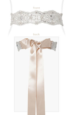 Diamante Sash Gold