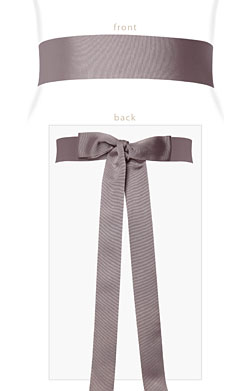 Grosgrain Ribbon Sash (Dusk)