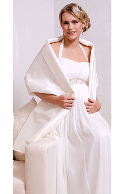 Silk Maternity Bridal Wrap