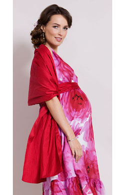 Silk Wrap (Ruby Red)