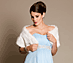 View additional images of BlueBell Maternity Gown with Diamante Sash