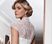 View additional images of Beaded Lace Maternity Jacket (Vintage Ivory)