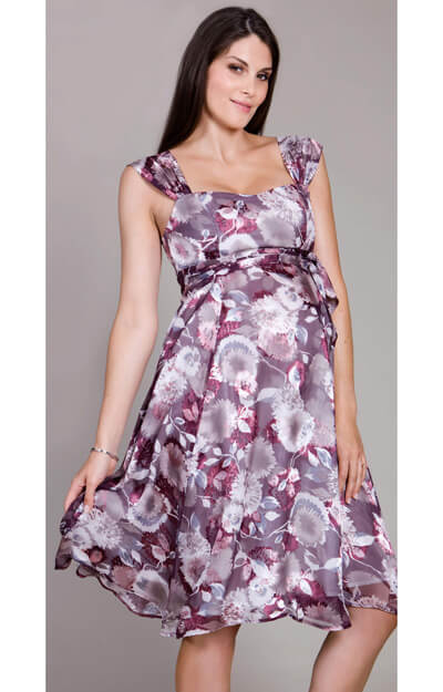 Calypso Burgundy Dress by Tiffany Rose