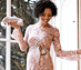 View additional images of Chloe Maternity Dress (Vintage Rose)
