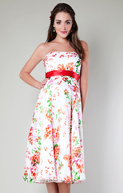 Clementine Floral Maternity Gown (Short)