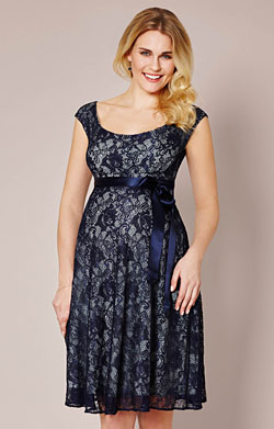 Eliza Maternity Dress (Aqua Marine)