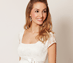 View additional images of Eva Lace Maternity Gown (Cream)