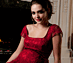 View additional images of Eva Lace Maternity Gown (Scarlet)