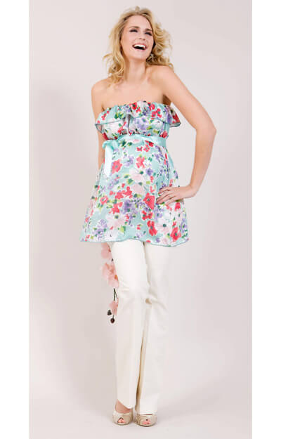 Flamenco Top (Green) by Tiffany Rose