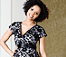 View additional images of Grace Lace Maternity Dress (Black)