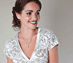 View additional images of Grace Lace Maternity Dress Long (Ivory)