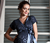View additional images of Grace Maternity Dress (Misty Blue)