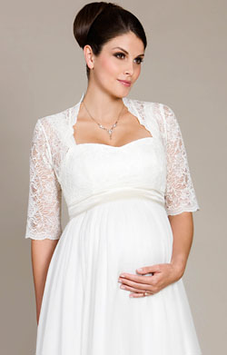Italia Lace Bolero (Ivory)