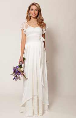 Juliette Maternity Gown (Ivory)