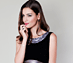 View additional images of Lana Sequin Maternity Dress (Black)