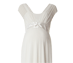 View additional images of Lily Silk Maternity Gown Long (Ivory)