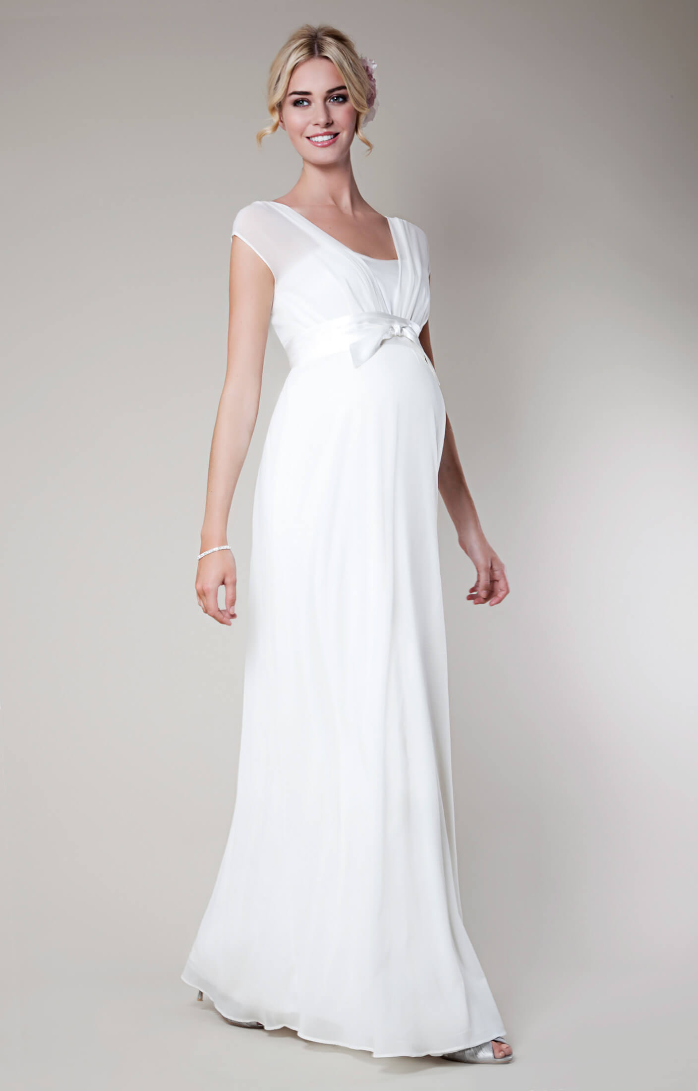 materntiy wedding dress