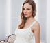 View additional images of Prairie Daisy Silk Maternity Gown