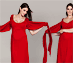 View additional images of Riviera Dress (Crimson)