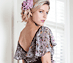View additional images of Ruffle Maxi Maternity Dress (Wild Dove)