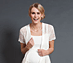 View additional images of Saigon Maternity Jacket (Ivory)
