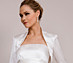 View additional images of Silk Satin Wedding Bolero (Ivory)