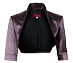 View additional images of Satin Maternity Bolero (Plum)